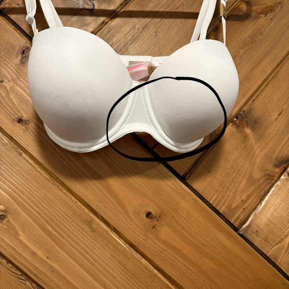 NWT Pink By Victoria’s Secret White Strapless Push Up Bra 34 DD - Picture 7 of 8